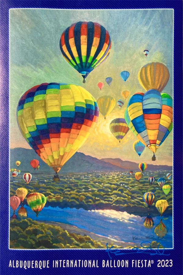 Kevin Short Artist Limited Edition, Balloon Fiesta Poster